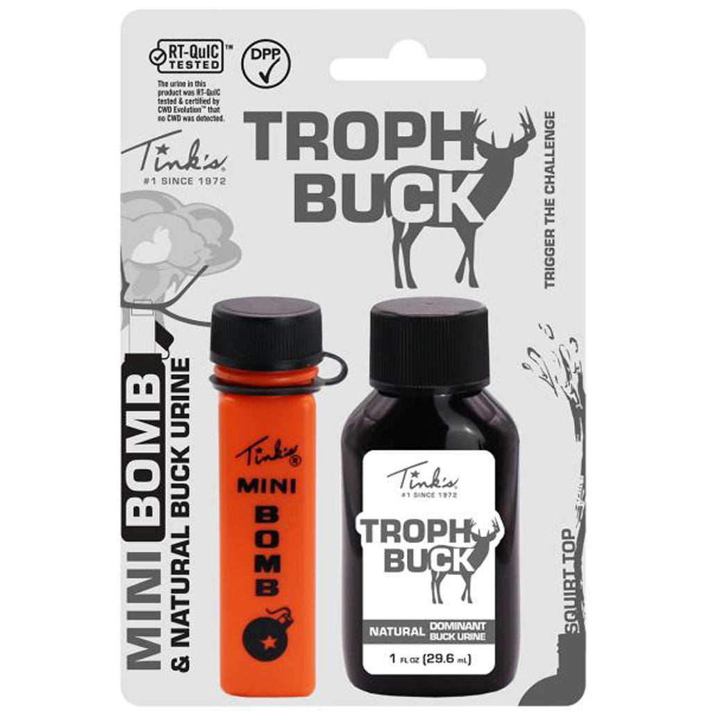 Tinks Trophy Buck Squeeze Bottle w/MiniBomb