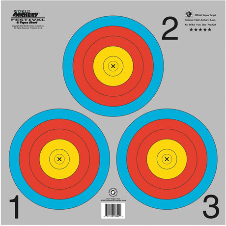 Maple Leaf NFAA Indoor Vegas 3-Spot Target