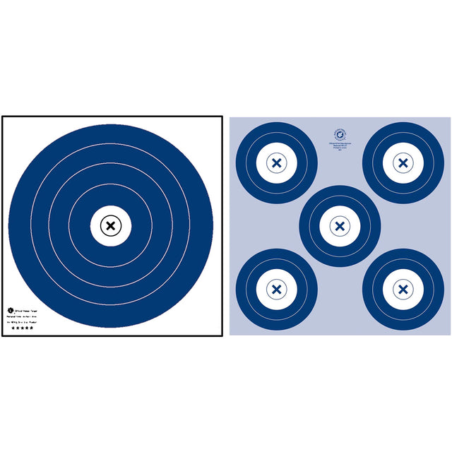 Maple NFAA Dual 1-Spot/5-Spot Target