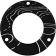 Axcel Driver Hubcap Black w/Engraving