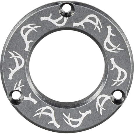 Axcel Driver Hubcap Stone Gray w/Engraving