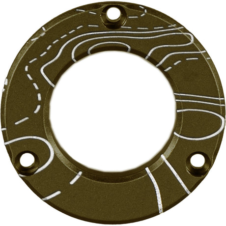 Axcel Driver Hubcap Tactical BH Green w/Engraving