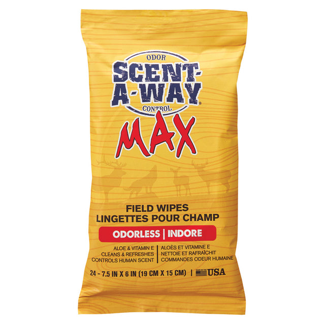 Scent-A-Way Max Field Wipes